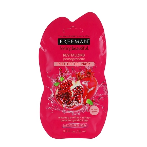 4/$20Freeman Feeling Beautiful Revitalizing Pomegranate peel-off Gel Facial Mask - Picture 1 of 1